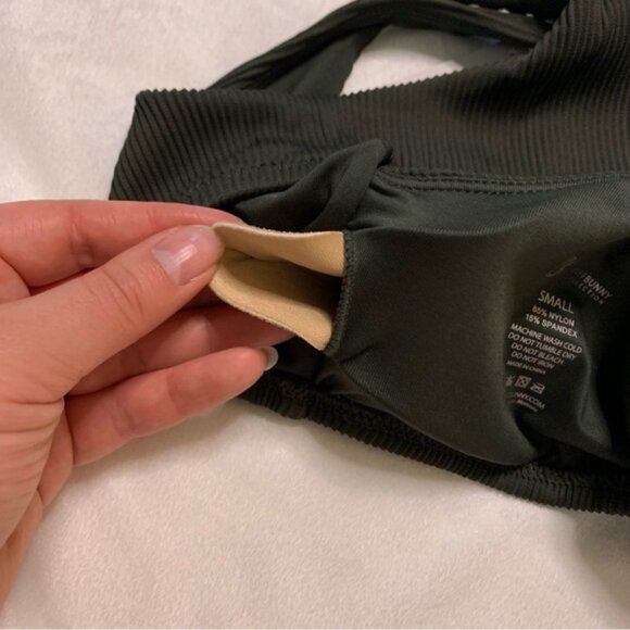 Buffbunny Collection Chasing Waterfalls Swim Top in Jumanji Green Small NWT - Picture 6 of 7